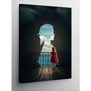 Kanvas Tablo Anne Ve Çocuk 50x70 cm