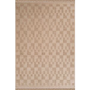 Natura 6664 %100 Doğal Jüt Kilim Bej Renkli Yumuşak Dokulu Şık Tasarımlı Kilim Modern Dokuma Kilim