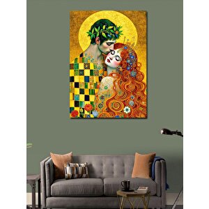 Kanvas Tablo Aşk Ve Doğa Çizimi 70x100 cm