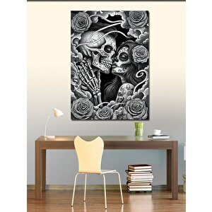Kanvas Tablo Aşk Ve Ölüm Sanatı 100x140 cm