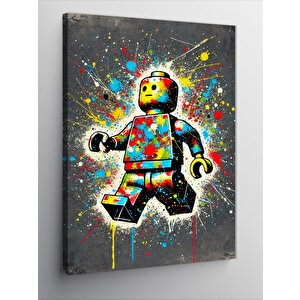 Kanvas Tablo Soyut Lego Adamı 100x140 cm