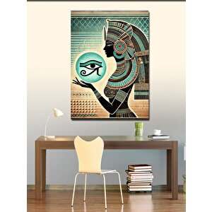 Kanvas Tablo Mısır Gözü Ve Soyut Desen 50x70 cm
