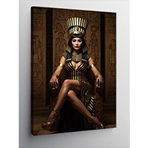 Kanvas Tablo Antik Mısır Kraliçesi Portresi 70x100 cm