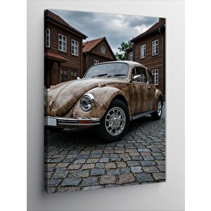 Kanvas Tablo Klasik Vosvos Ve Sokak 100x140 cm