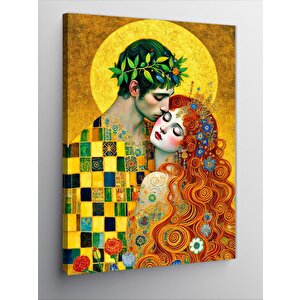 Kanvas Tablo Aşk Ve Doğa Çizimi 50x70 cm