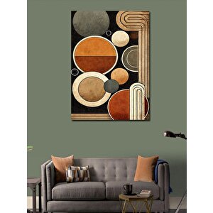 Kanvas Tablo Geometrik Soyut Kompozisyon 100x140 cm