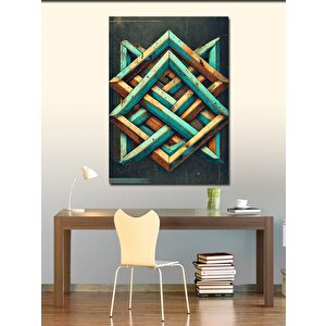 Kanvas Tablo Soyut Geometrik Sanat 70x100 cm