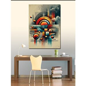 Kanvas Tablo Soyut Geometrik Desen 100x140 cm