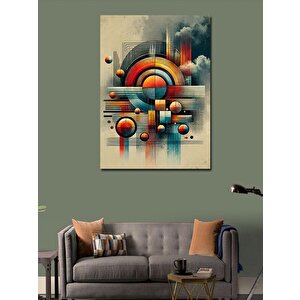 Kanvas Tablo Soyut Geometrik Desen 100x140 cm