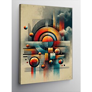 Kanvas Tablo Soyut Geometrik Desen 50x70 cm