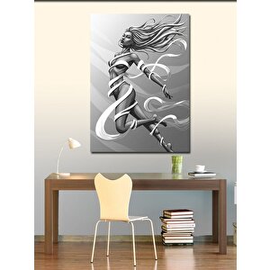 Kanvas Tablo Soyut Rüzgar Kadını Çizimi 70x100 cm