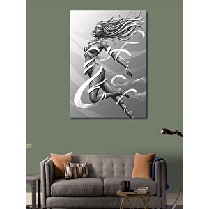 Kanvas Tablo Soyut Rüzgar Kadını Çizimi 70x100 cm