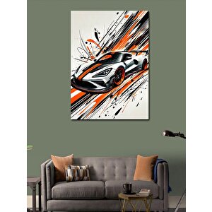 Kanvas Tablo Hızlı Spor Araba 50x70 cm