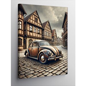 Kanvas Tablo Klasik Vosvos Sokakta 70x100 cm