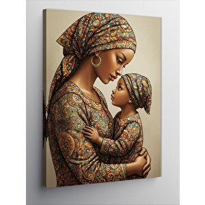 Kanvas Tablo Anne Ve Çocuk 50x70 cm