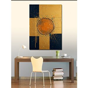 Kanvas Tablo Turuncu Soyut Desen 50x70 cm