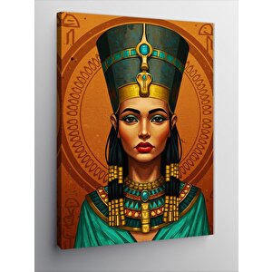 Kanvas Tablo Kraliçe Nefertiti Portresi 50x70 cm
