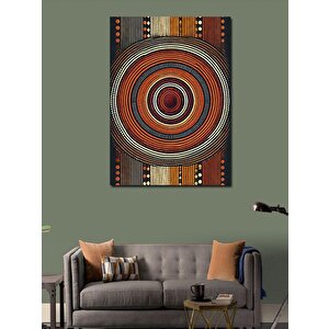Kanvas Tablo Renkli Dairesel Soyut Tasarım 50x70 cm