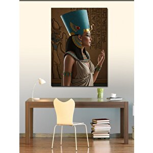 Kanvas Tablo Mısır Kraliçesi Ve Antik Zarafet 100x140 cm