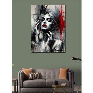 Kanvas Tablo Soyut Kadın Portresi 100x140 cm