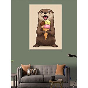 Kanvas Tablo Dondurmalı Susamur Figürü 70x100 cm