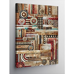 Kanvas Tablo Soyut Desenli Sanat 50x70 cm