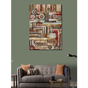 Kanvas Tablo Soyut Desenli Sanat 50x70 cm