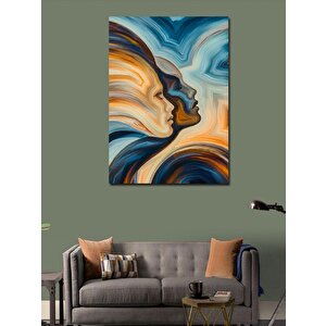 Kanvas Tablo Soyut Kadın Profili 100x140 cm