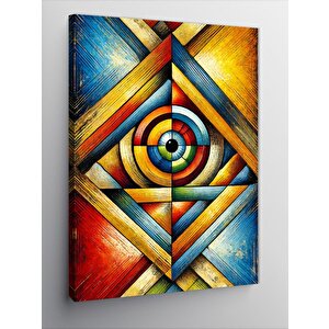 Kanvas Tablo Soyut Geometrik Desen 70x100 cm