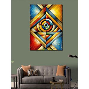Kanvas Tablo Soyut Geometrik Desen 70x100 cm