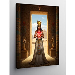 Kanvas Tablo Antik Mısır Kraliçesi 70x100 cm
