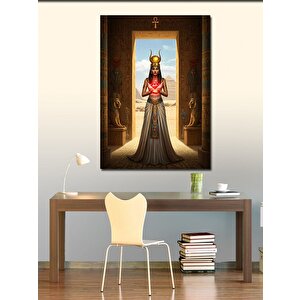 Kanvas Tablo Antik Mısır Kraliçesi 70x100 cm