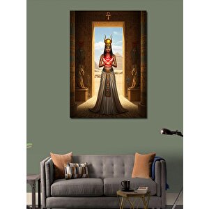 Kanvas Tablo Antik Mısır Kraliçesi 70x100 cm