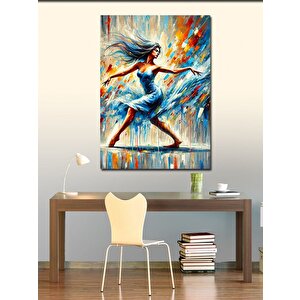 Kanvas Tablo Soyut Dans Eden Kadın 50x70 cm