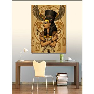Kanvas Tablo Antik Mısır Kraliçesi Nefertiti 100x140 cm