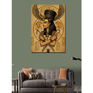 Kanvas Tablo Antik Mısır Kraliçesi Nefertiti 100x140 cm