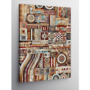 Kanvas Tablo Soyut Geometrik Desenler 100x140 cm