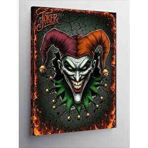 Kanvas Tablo Joker Gülümsemesi Çizimi 50x70 cm