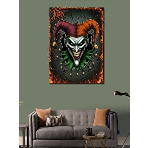 Kanvas Tablo Joker Gülümsemesi Çizimi 50x70 cm