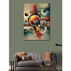 Kanvas Tablo Soyut Geometrik Şekiller 100x140 cm