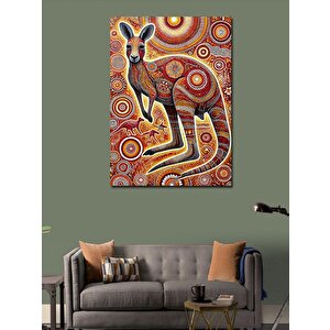 Kanvas Tablo Soyut Kanguru Sanatı 100x140 cm