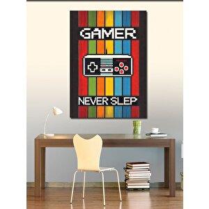 Kanvas Tablo Retro Oyuncu Afişi 50x70 cm