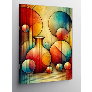 Kanvas Tablo Soyut Geometrik Şekiller 100x140 cm