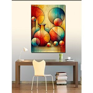 Kanvas Tablo Soyut Geometrik Şekiller 100x140 cm