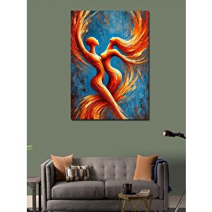 Kanvas Tablo Soyut Dans Eden Figürler 50x70 cm