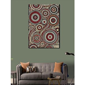 Kanvas Tablo Soyut Dairesel Desenler 50x70 cm