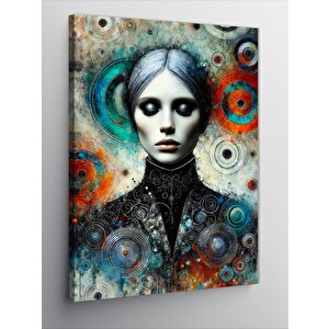 Kanvas Tablo Soyut Portre Ve Desenler 70x100 cm