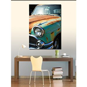 Kanvas Tablo Paslı Eski Araba 70x100 cm