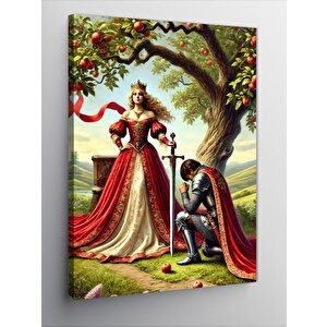 Kanvas Tablo Prens Ve Prenses Aşk Hikayesi 100x140 cm