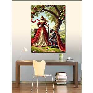 Kanvas Tablo Prens Ve Prenses Aşk Hikayesi 100x140 cm